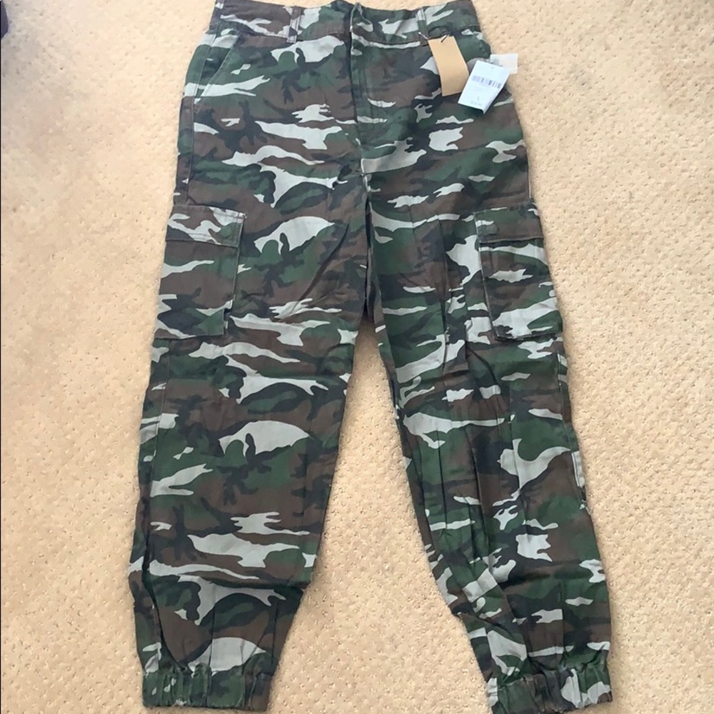 Camo cargo pants